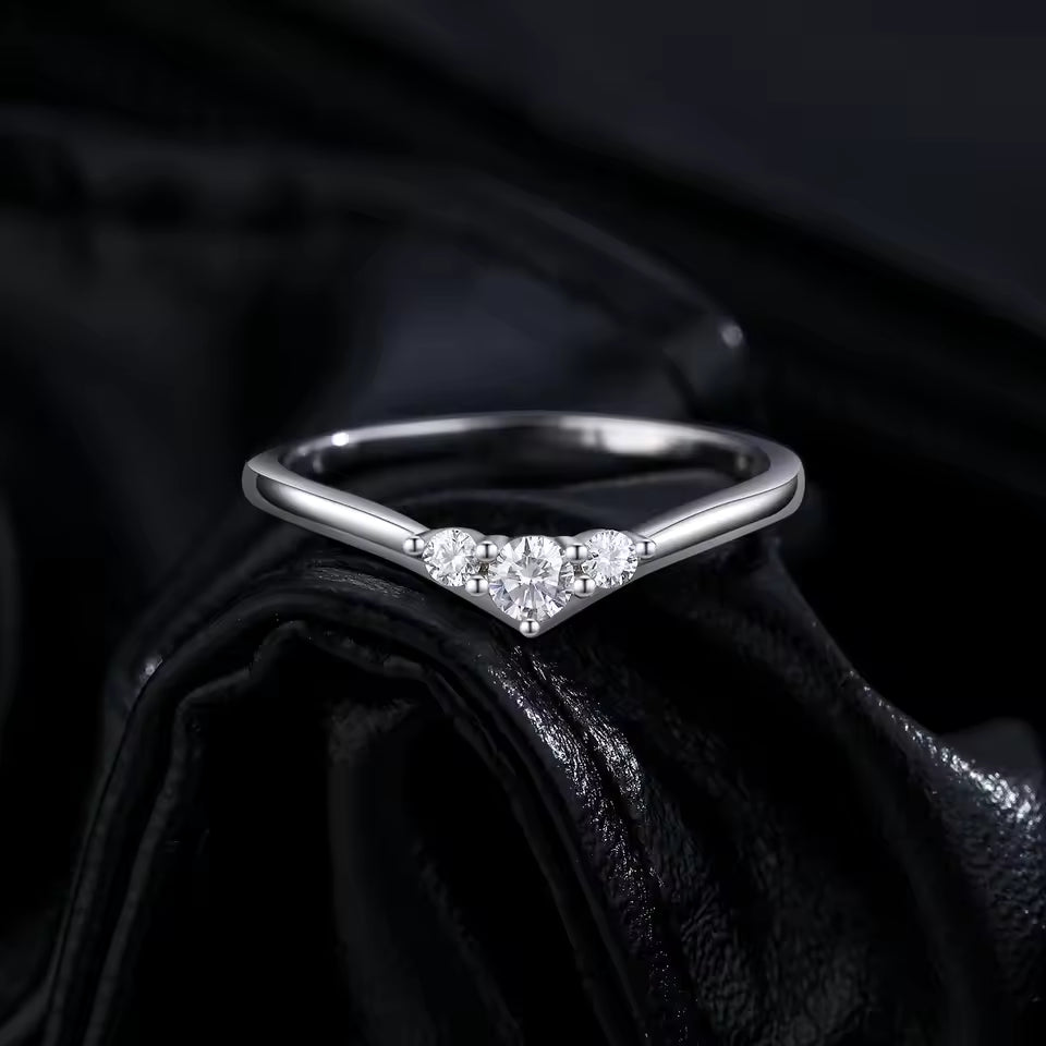 Simple Eternity Moissanite Ring