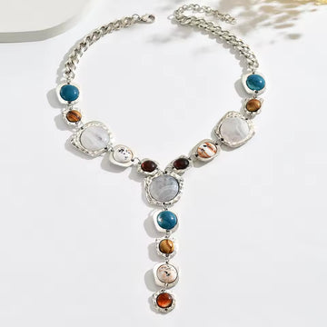 Vintage Y-shaped Long Necklace for Women